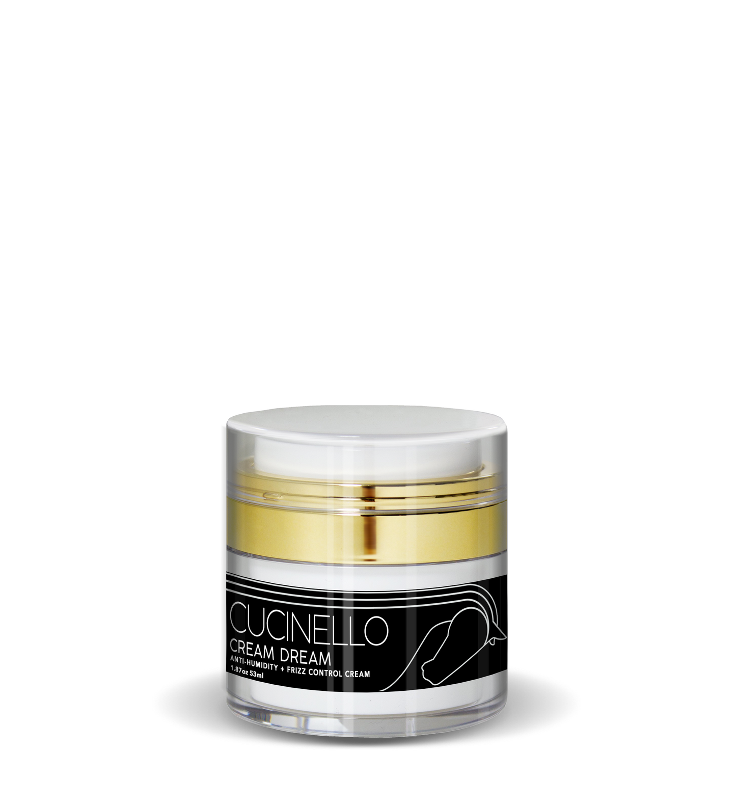 Cream Dream - Silicone-Free Anti-Humidity + Frizz Control Cream by Cucinello Beauty