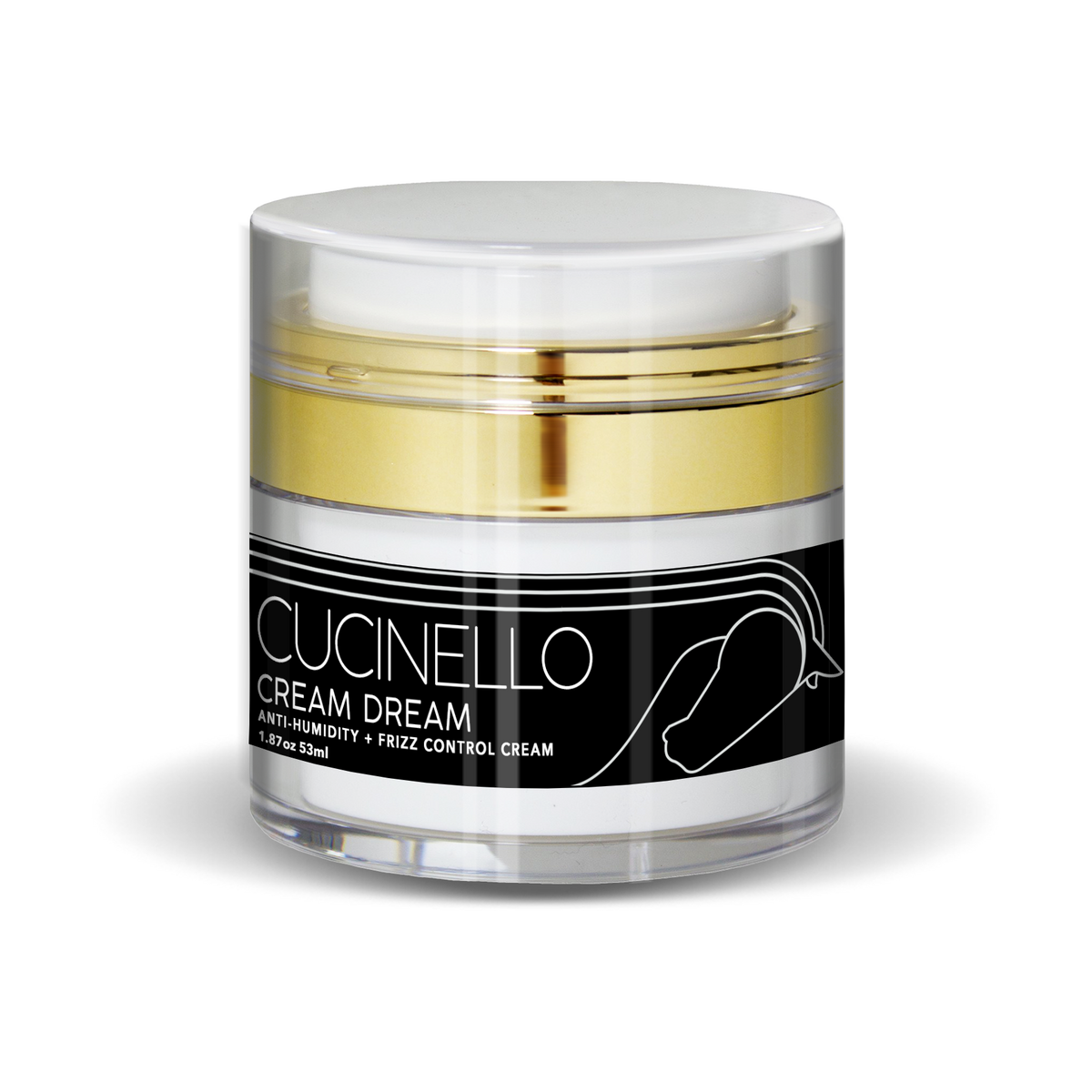 Cream Dream - Silicone-Free Anti-Humidity + Frizz Control Cream by Cucinello Beauty
