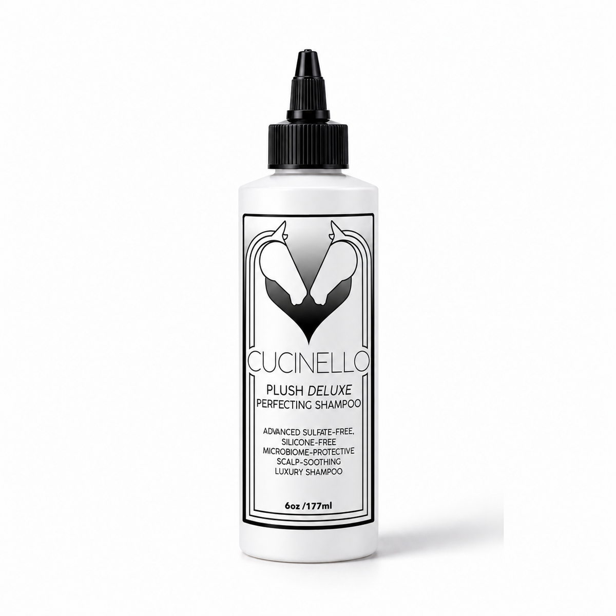 Plush Deluxe Perfecting Shampoo - Advanced Microbiome Protective Scalp Soothing Luxury Shampoo by Cucinello Beauty