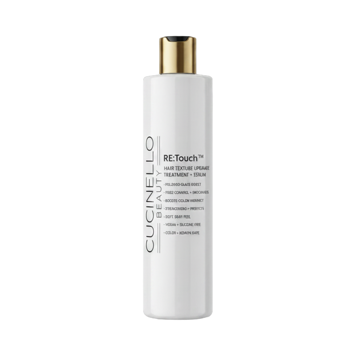 Cucinello Beauty RE:Touch hair texture treatment, 8oz bottle