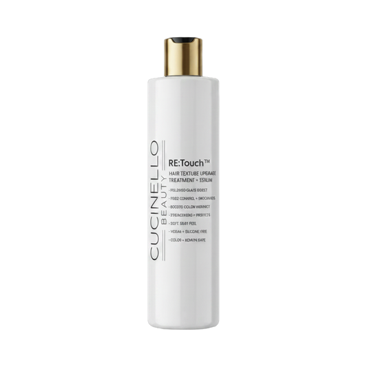 Cucinello Beauty RE:Touch hair texture treatment, 8oz bottle