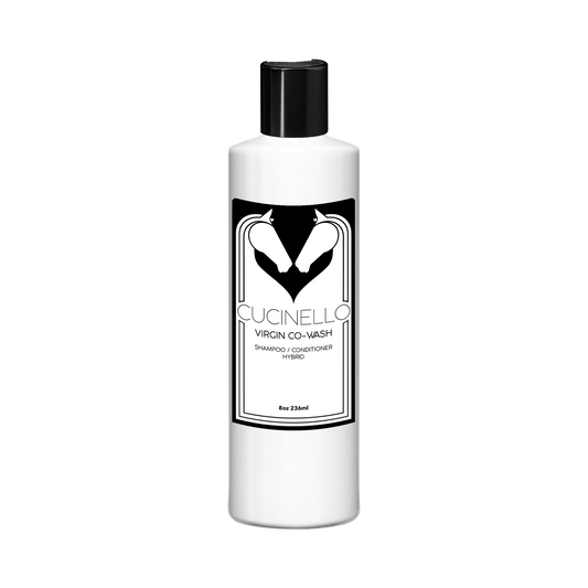 Cucinello Beauty Virgin Co-Wash shampoo and conditioner hybrid, 8oz bottle
